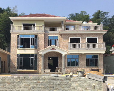 【實(shí)建案例】長(zhǎng)沙寧鄉(xiāng)朱總私人別墅工程建成案例實(shí)景照片