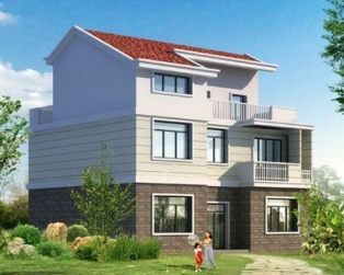 820三層自建別墅住宅設計圖紙 12m×10m