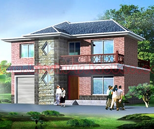 [永云別墅]AT259二層經(jīng)典實用別墅全套施工圖紙12m×11m