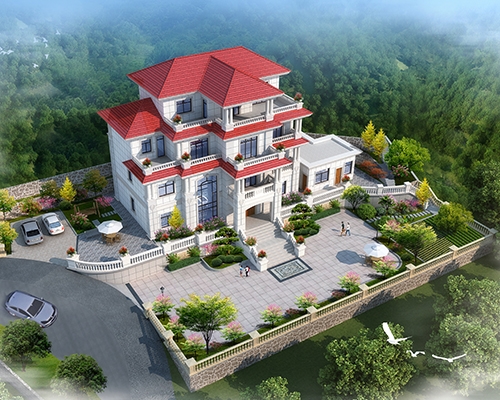 【園林景觀】婁底漣源鄉(xiāng)村別墅配套庭院景觀規(guī)劃及附房設(shè)計(jì)定制效果