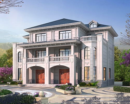 河南信陽楊家兄弟合建經(jīng)典大氣鄉(xiāng)村雙拼別墅定制設(shè)計(jì)案例欣賞
